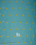 Sky Blue Pure Mul Cotton Saree