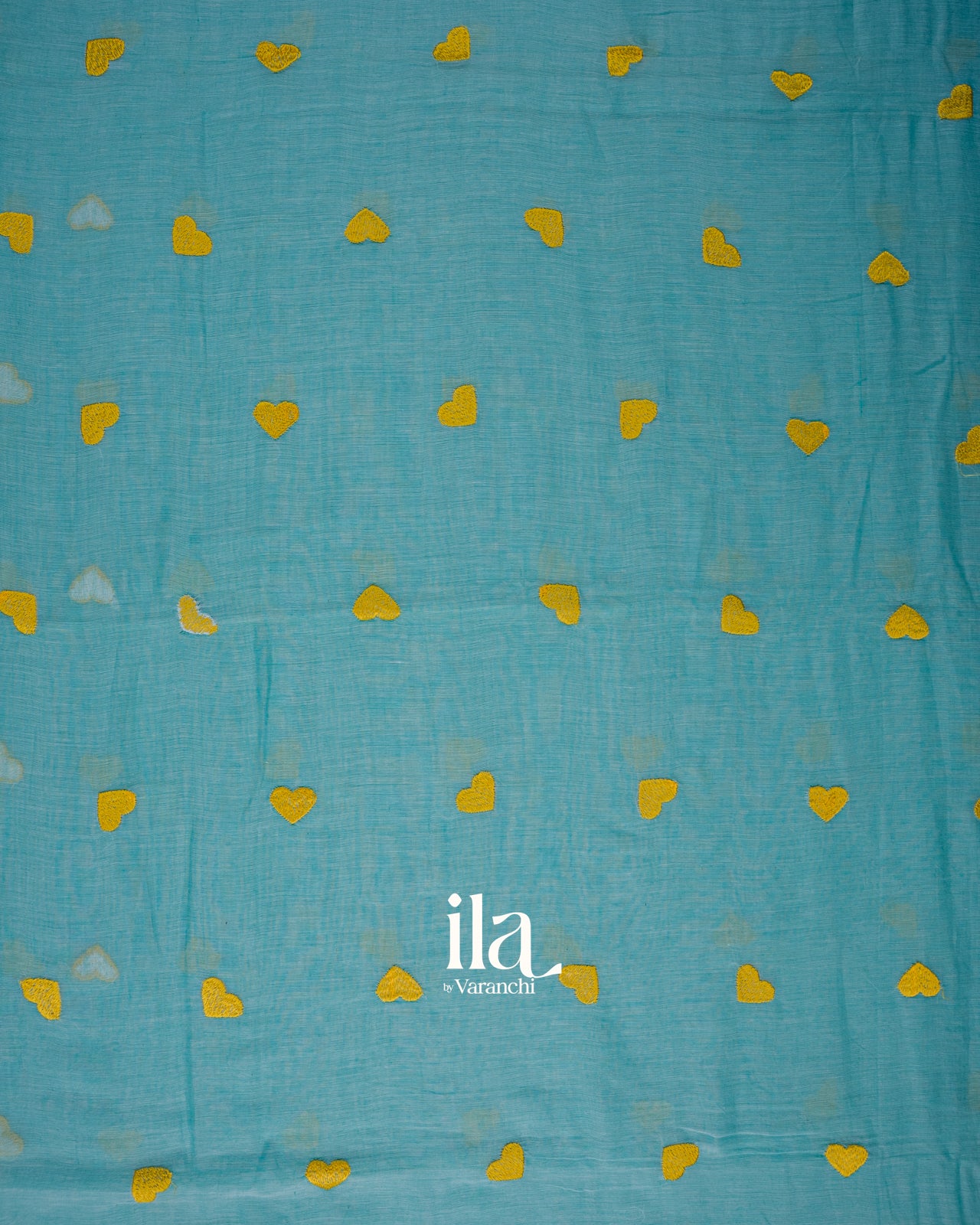 Sky Blue Pure Mul Cotton Saree