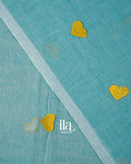 Sky Blue Pure Mul Cotton Saree