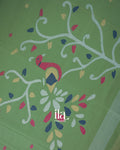 Leaf Green Pure Cotton Saree