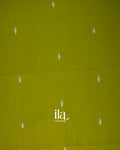Olive Green Pure Mul Mul Cotton Saree