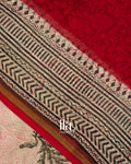 Cream Floral Digital Printed Cotton Saree