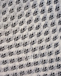 White Floral Digital Printed Cotton Saree