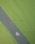 Elaichi Green Jamdani Mul Cotton Saree