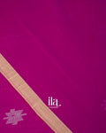 Magenta Jamdani Mul Cotton Saree