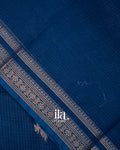 Peacock Blue Pure Kota Cotton Saree