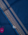 Peacock Blue Pure Kota Cotton Saree