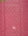Rose Pink Pure Kota Cotton Saree — Body
