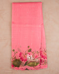 Pink Pichwai Digital Printed Semi Kota Saree