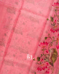 Pink Pichwai Digital Printed Semi Kota Saree