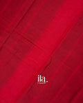 Crimson Red Pure Chettinad Cotton Handloom Saree