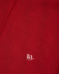 Crimson Red Pure Chettinad Cotton Handloom Saree