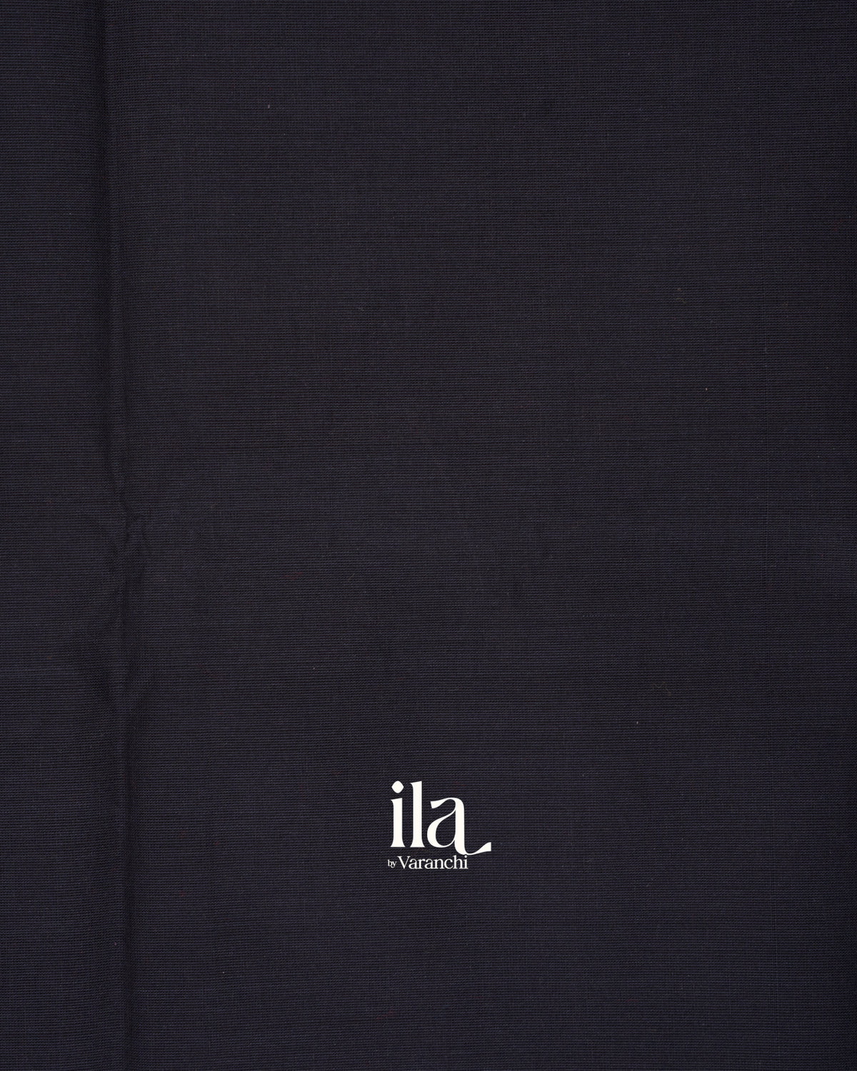 Deep Black Pure Chettinad Cotton Handloom Saree