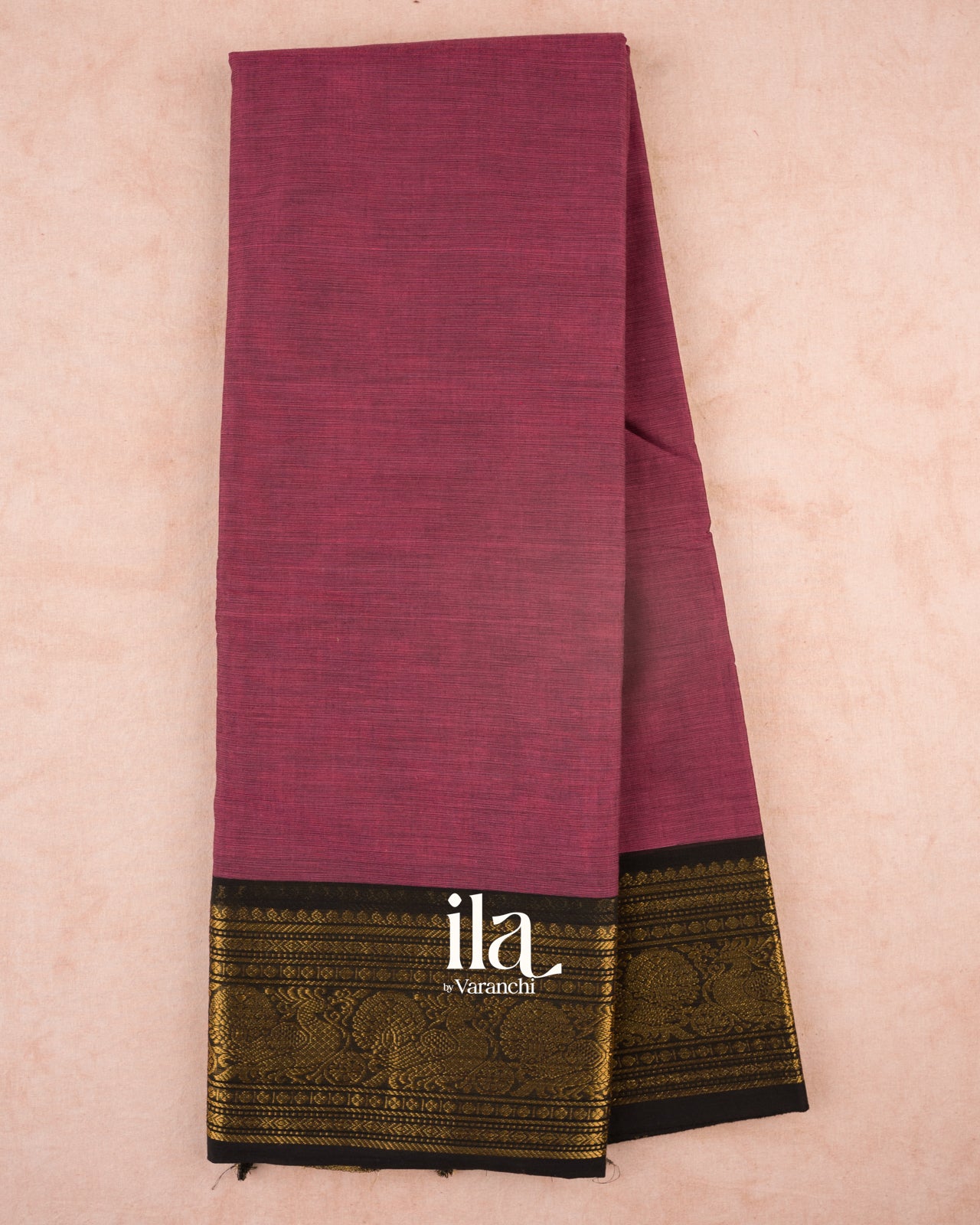Wine PurplePure Chettinad Cotton Handloom Saree