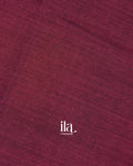 Wine PurplePure Chettinad Cotton Handloom Saree