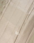 Off White Pure Chanderi Silk Cotton Saree