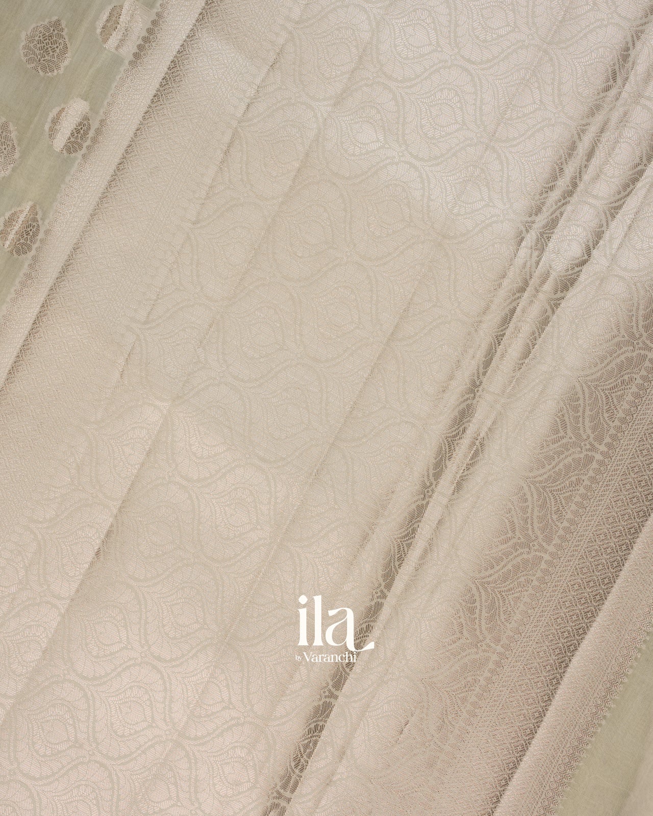 Off White Pure Chanderi Silk Cotton Saree