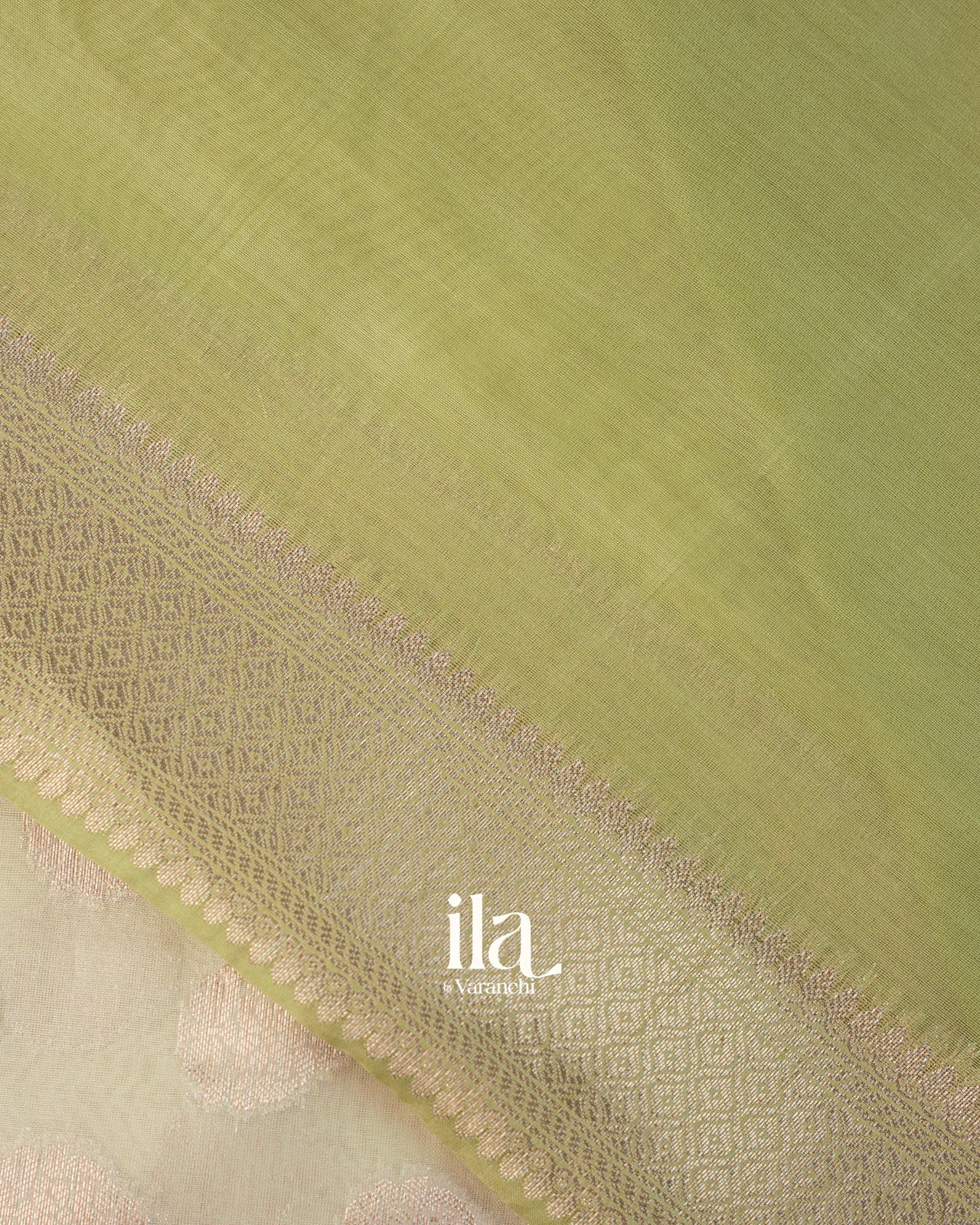Off White Pure Chanderi Silk Cotton Saree