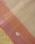 Butter Yellow Pure Chanderi Silk Cotton Saree