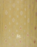 Butter Yellow Pure Chanderi Silk Cotton Saree