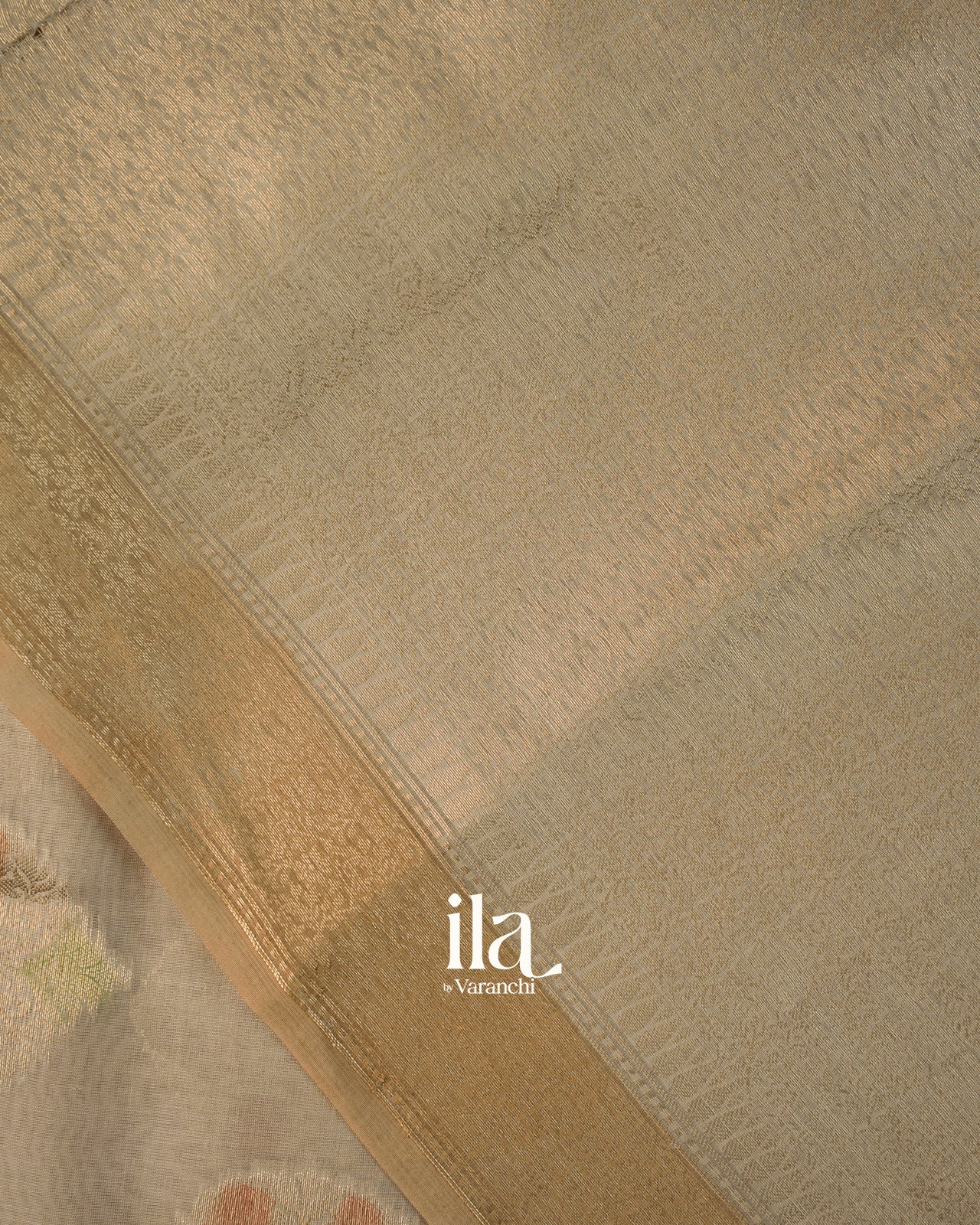 Sage Green Pure Chanderi Silk Cotton Saree