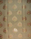 Sage Green Pure Chanderi Silk Cotton Saree