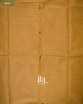 Sand Brown Pure Chettinad Cotton Handloom Saree — Body
