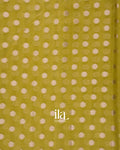 Lemon Yellow Pure Chanderi Silk Cotton Saree
