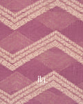 Lavender Zigzag Pure Chanderi Silk Cotton Saree