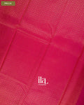 Mustard Yellow Semi Kanchipuram Saree — Pallu