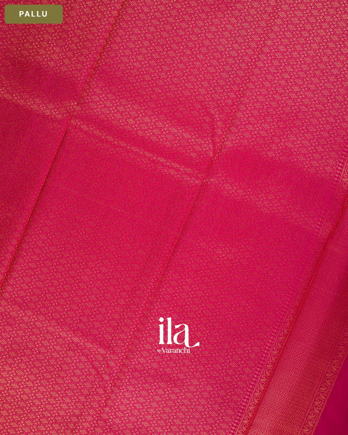 Mustard Yellow Semi Kanchipuram Saree — Pallu