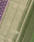 Violet Pure Chanderi Silk Cotton Saree