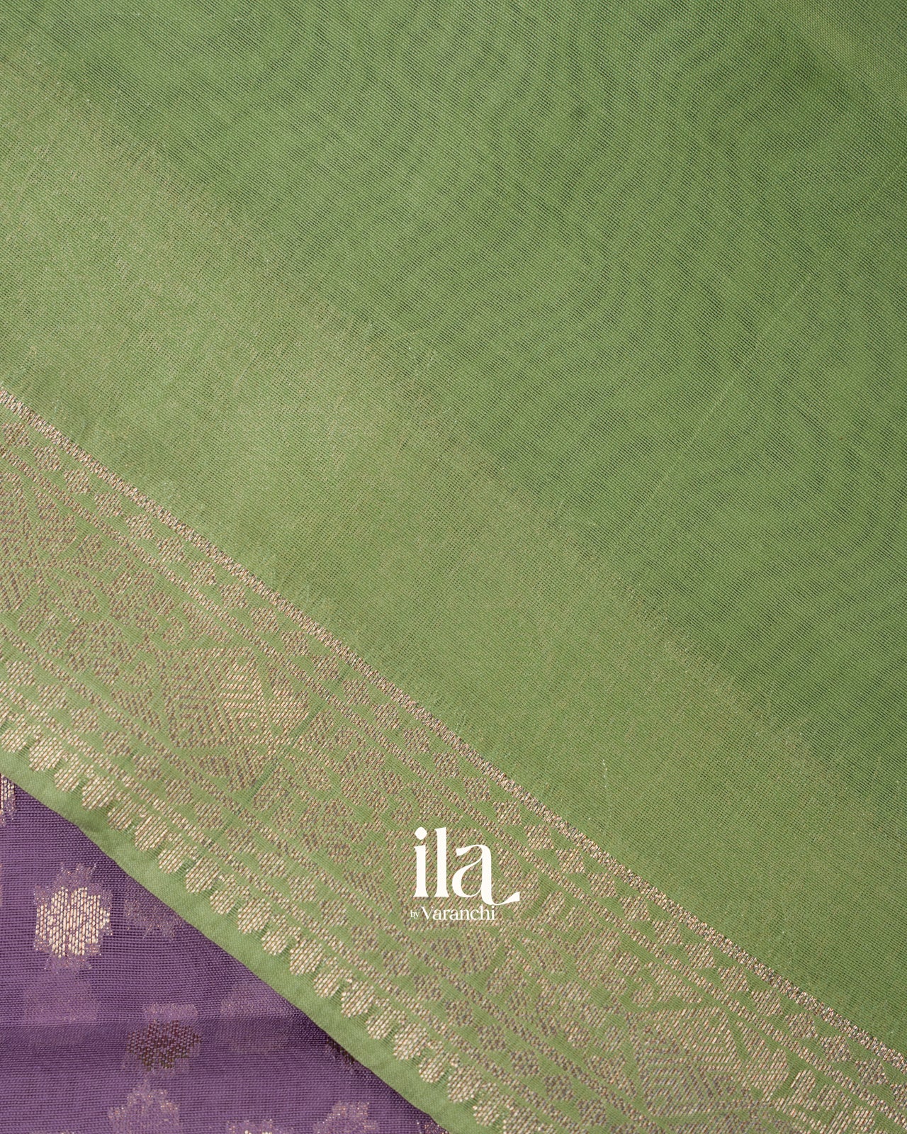 Violet Pure Chanderi Silk Cotton Saree