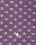 Violet Pure Chanderi Silk Cotton Saree