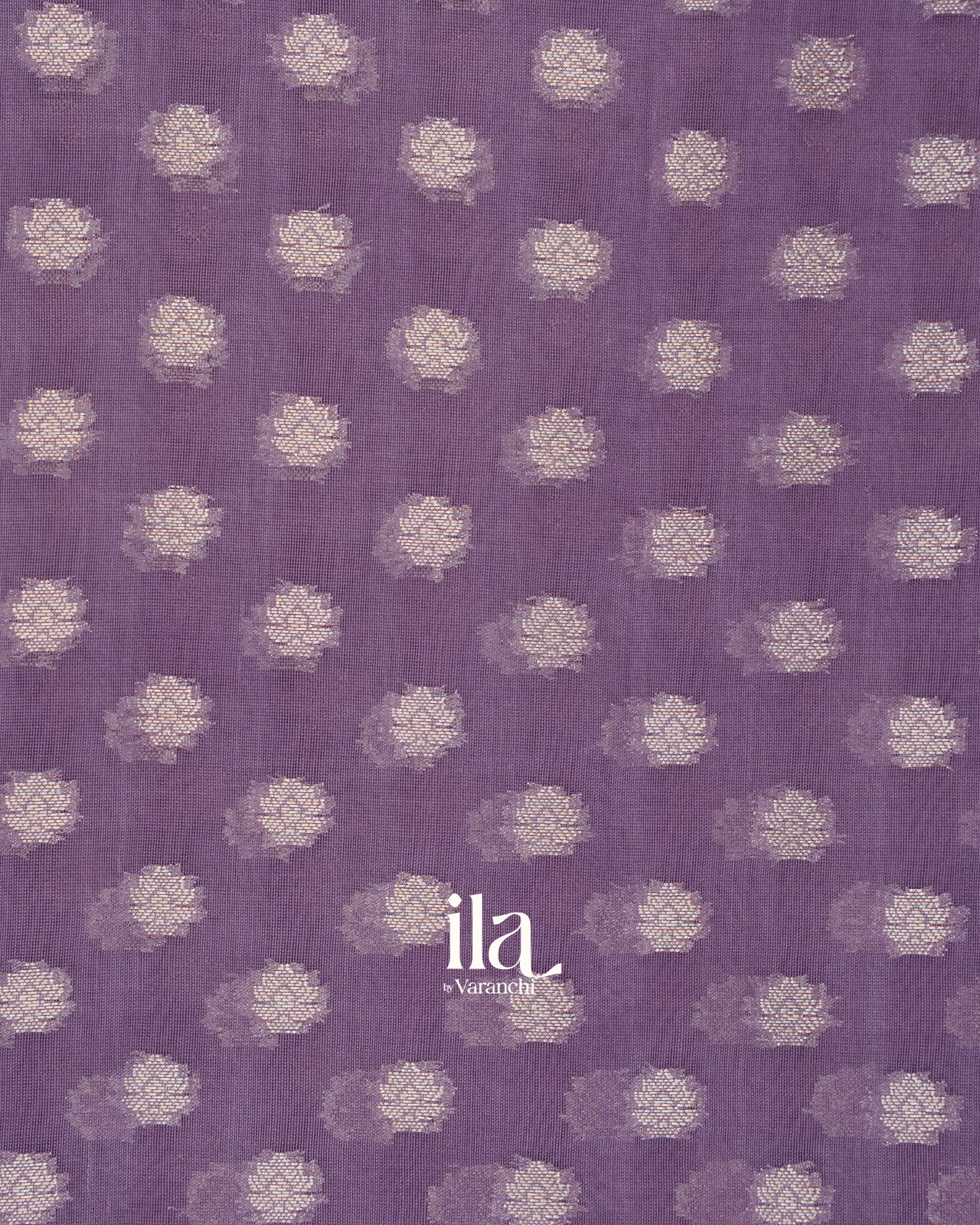 Violet Pure Chanderi Silk Cotton Saree