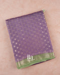 Violet Pure Chanderi Silk Cotton Saree