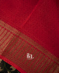Black Kalamkari Pure Chanderi Cotton Saree