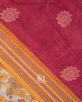 Ivory Kalamkari Printed Cotton Saree