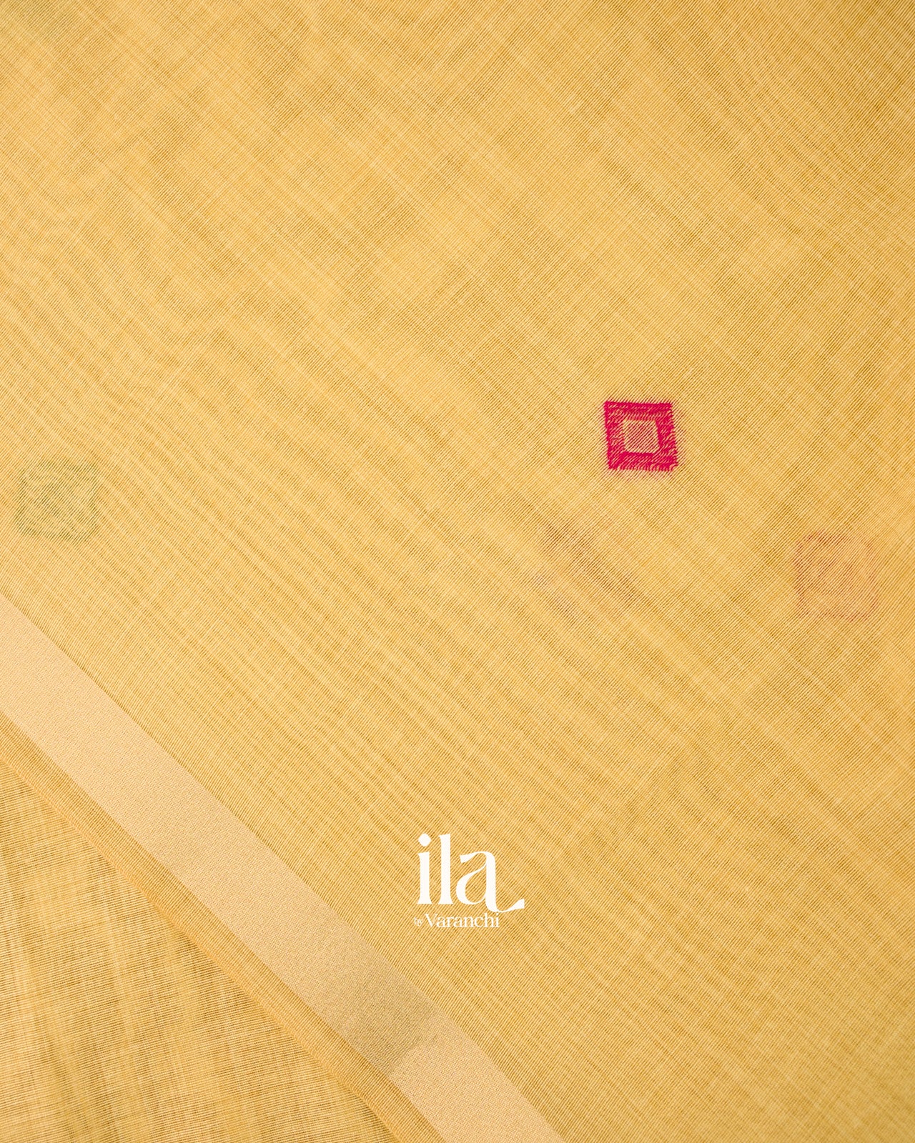 Mustard Yellow with Paithani Pallu Semi Cotton Saree