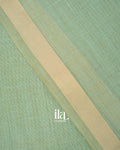 Powder Blue Paithani Pallu Semi Cotton Saree