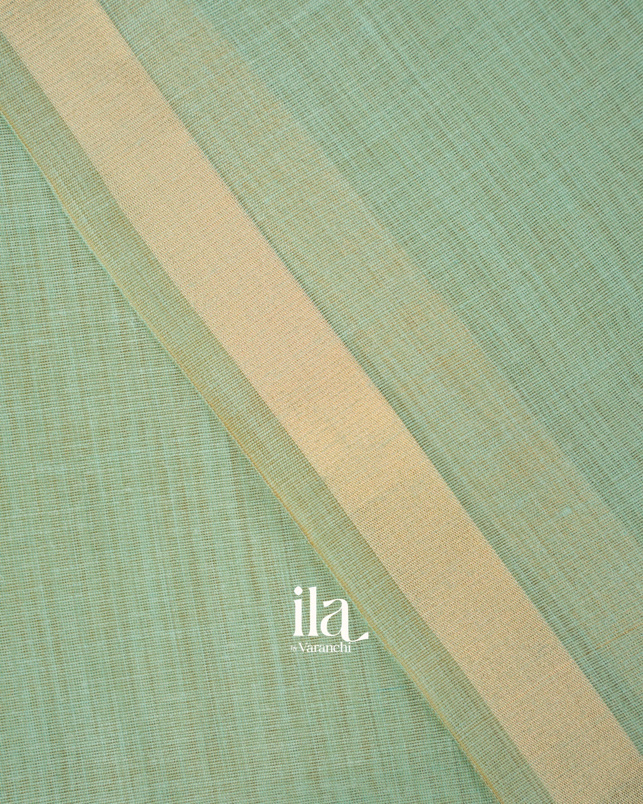 Powder Blue Paithani Pallu Semi Cotton Saree