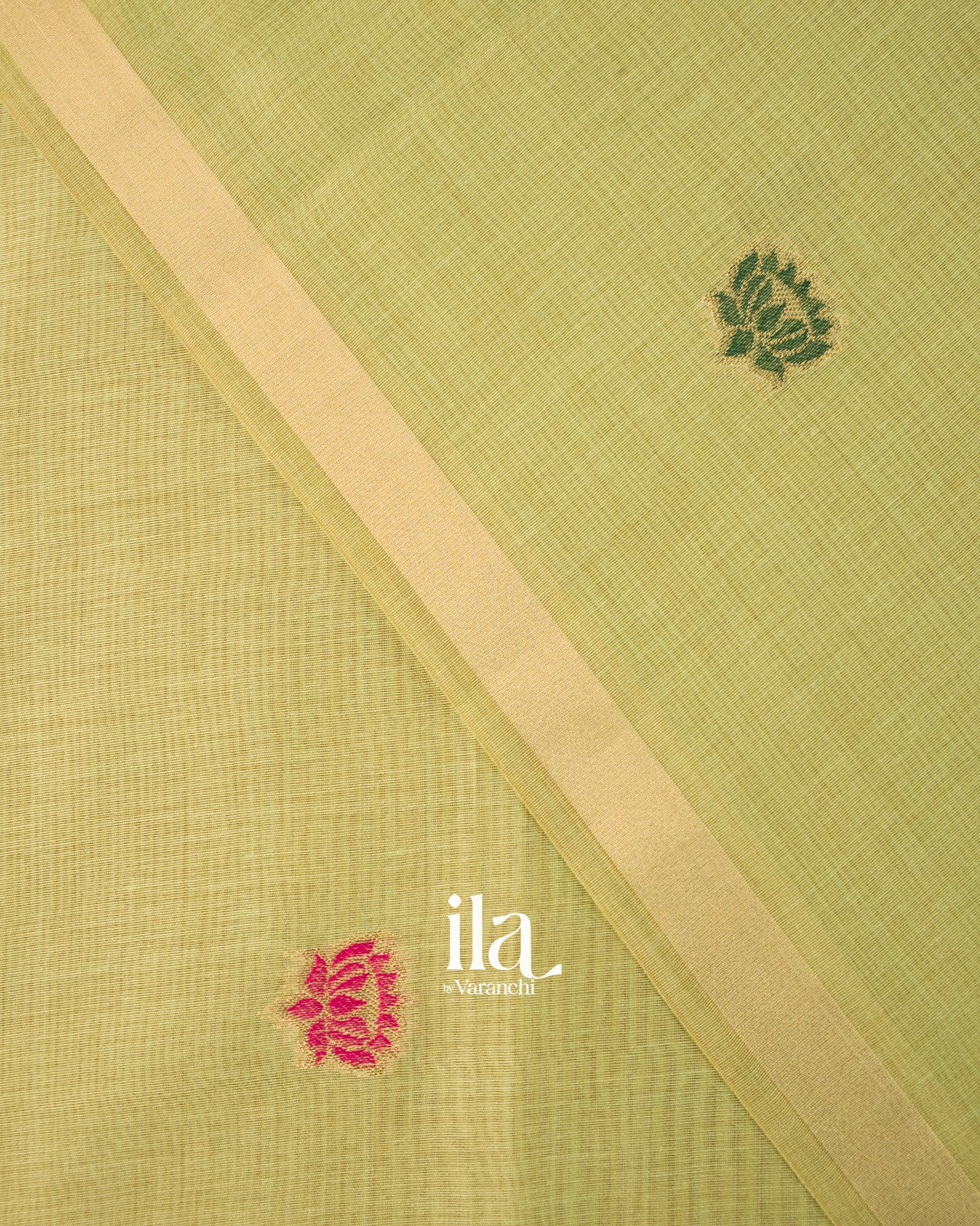 Mint Green with Paithani Pallu Semi Cotton Saree