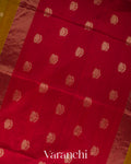 Antique Gold-Brown Pure Maheshwari Silk Cotton Saree