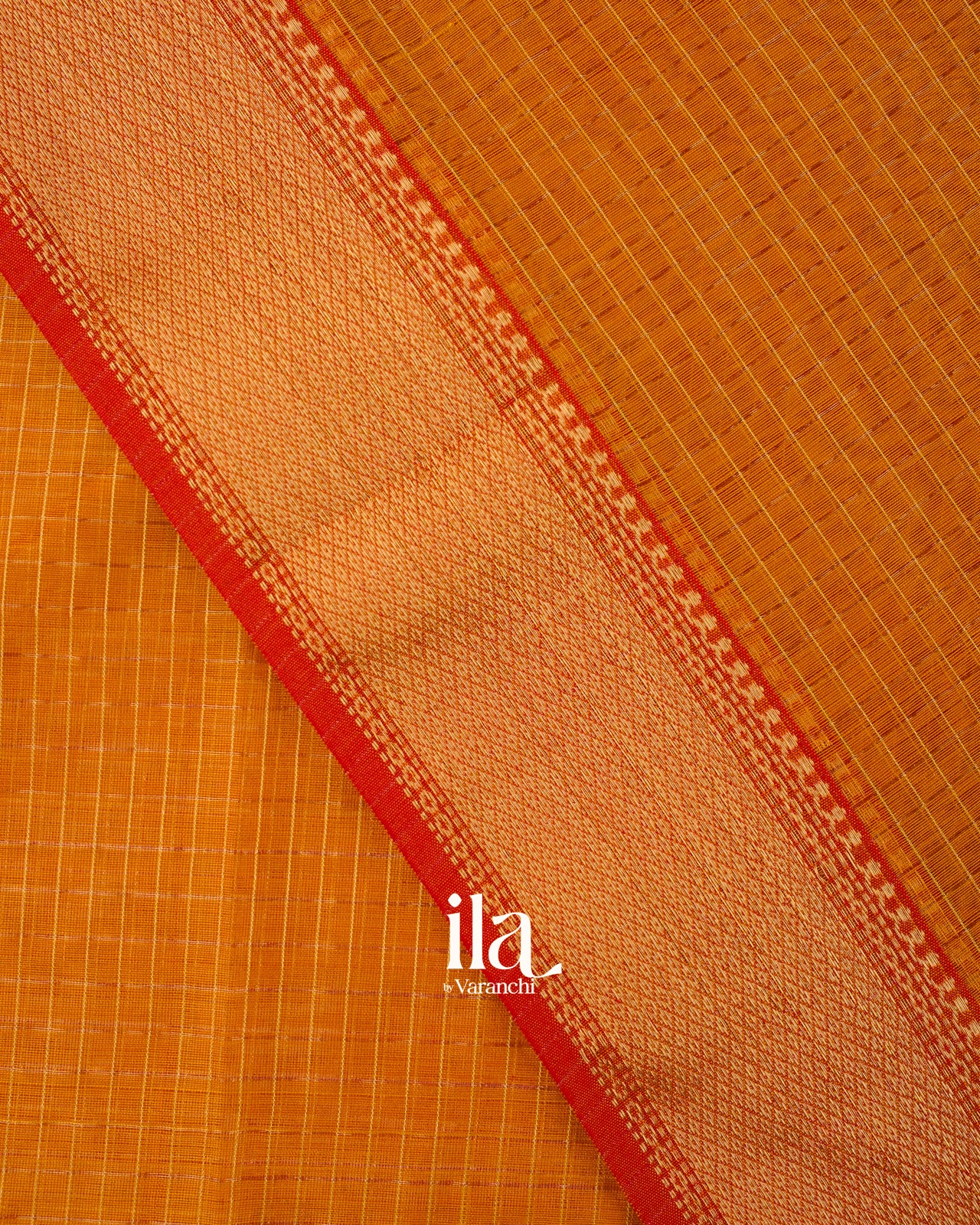 Mustard Yellow Pure Maheshwari Silk Cotton Handloom Saree