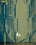 Light Blue Cotton Tissue Saree — Body