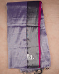Lavender Cotton Tissue Saree — Full Saree