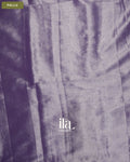 Lavender Cotton Tissue Saree — Pallu