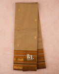 Beige Pure Chettinad Cotton Handloom Saree