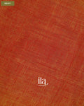 Fire Orange Cotton Tissue Saree — Body
