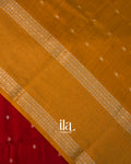Deep Red Assam Silk Saree